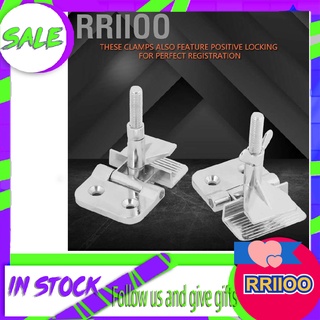 2 pcs/Kit Silk Screen Printing Metal Butterfly Frame Hinge Clamp DIY Hobby Tool