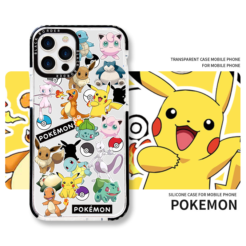 Ốp lưng iphone vuông cạnh hìnhIphone6/6plus/6S/6S plus/6/7/7plus/8/8plus/X/XS/XS Max/11/12/12PROMAX/12MINI/12PRO Pokemon