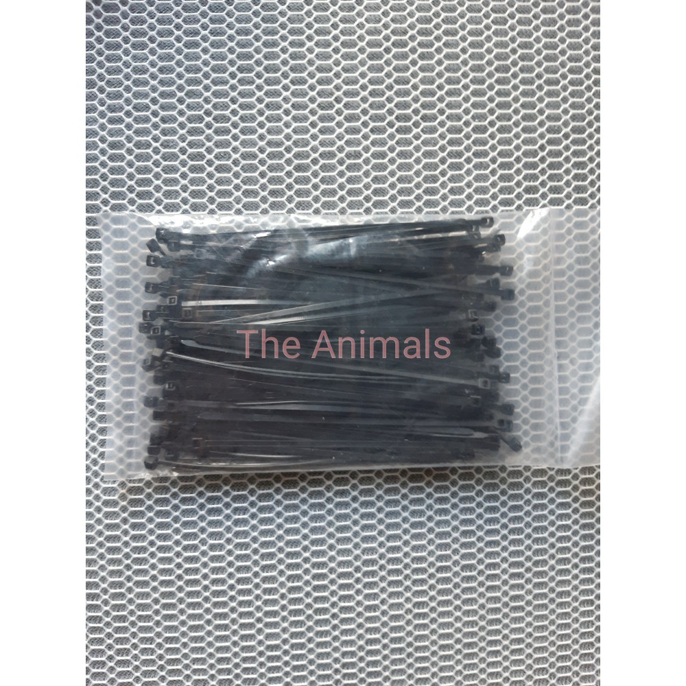 Dây rút nhựa màu đen size nhỏ (10cm)