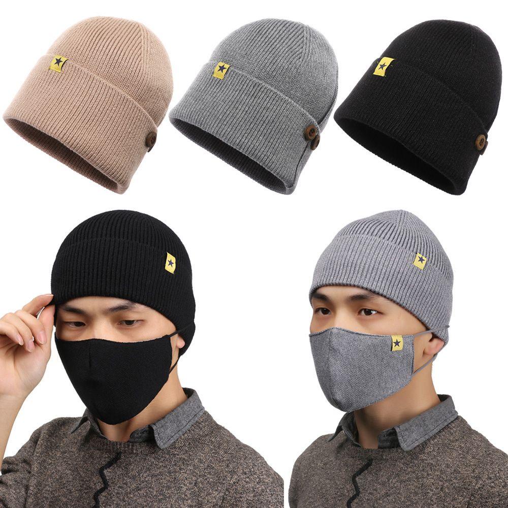 Set Mũ Len Dày Dặn Giữ Ấm Mùa Đông Thời Trang
