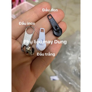 dây khoá răng cước may ga gối, ga giường, túi- giá bán 5 mét