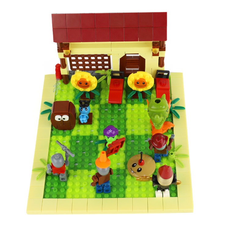 Khối Xây Dựng Zombie, Plants Vs. Bộ Đồ Chơi Lắp Ráp Cảnh Thây Ma Zombie