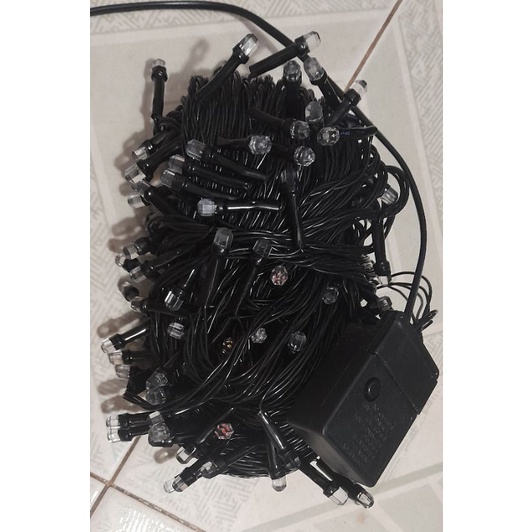 Đèn nháy led bóng kim cương chống nước trang trí ngoài trời dài 50m đủ màu