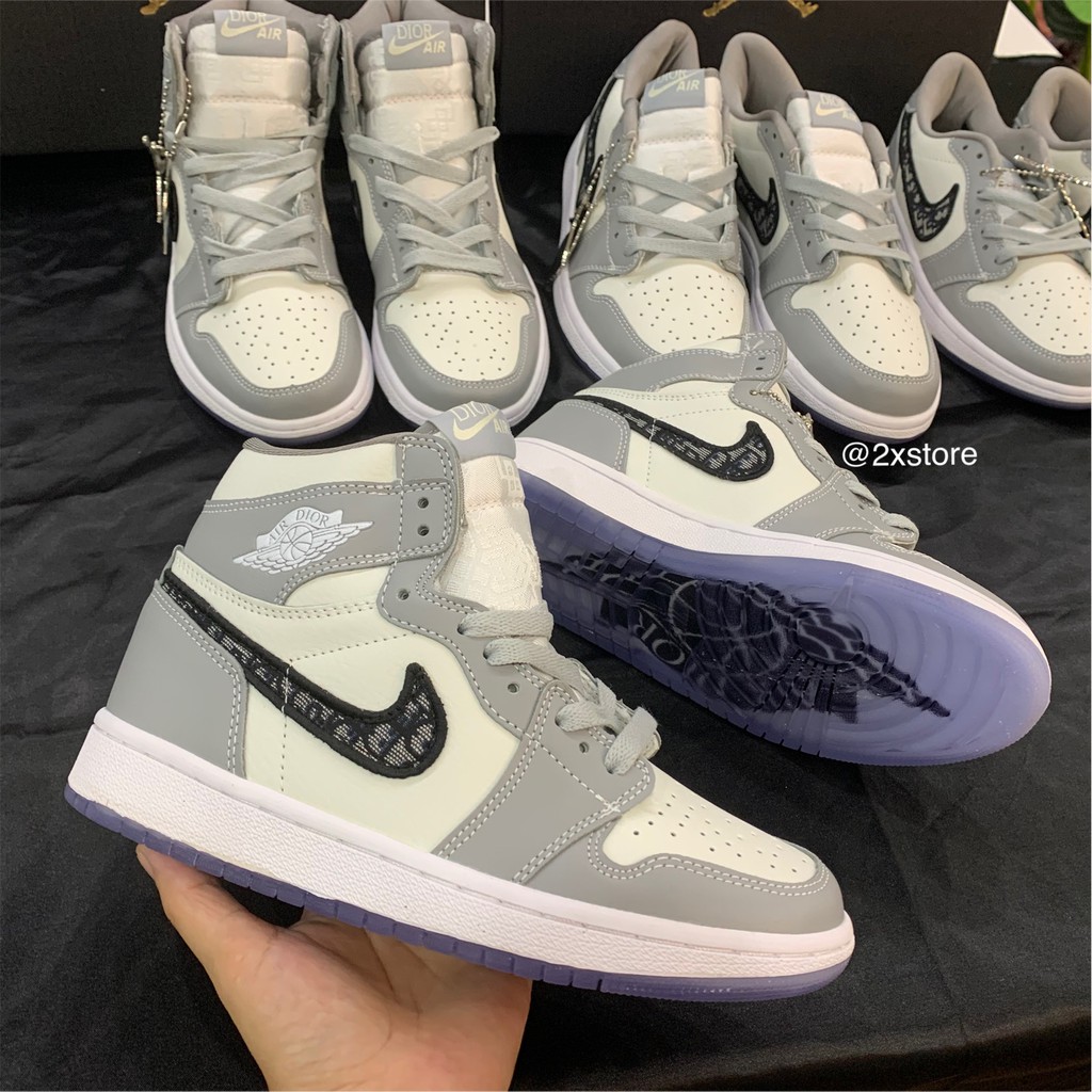 (Tặng móc khoá) Giầy Jordan 1 cao cổ Dion cao cấp fullbox | BigBuy360 - bigbuy360.vn