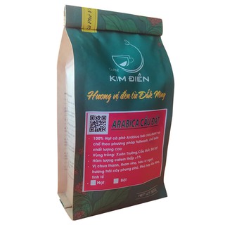 Cà phê arabica cầu đất - gói 500 - cà phê mộc nguyên chất kim điền