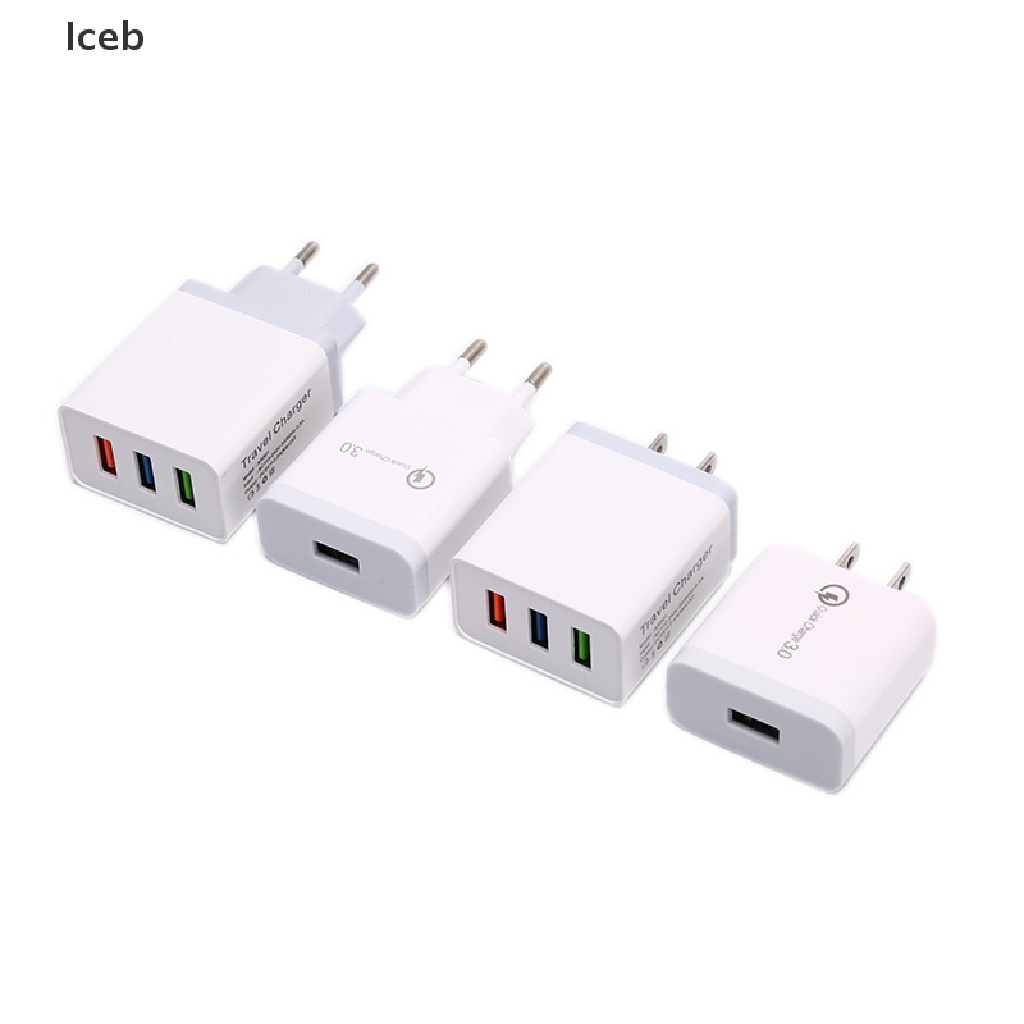 Cốc Sạc Nhanh USB 3.0 18W Phích Cắm US / EU