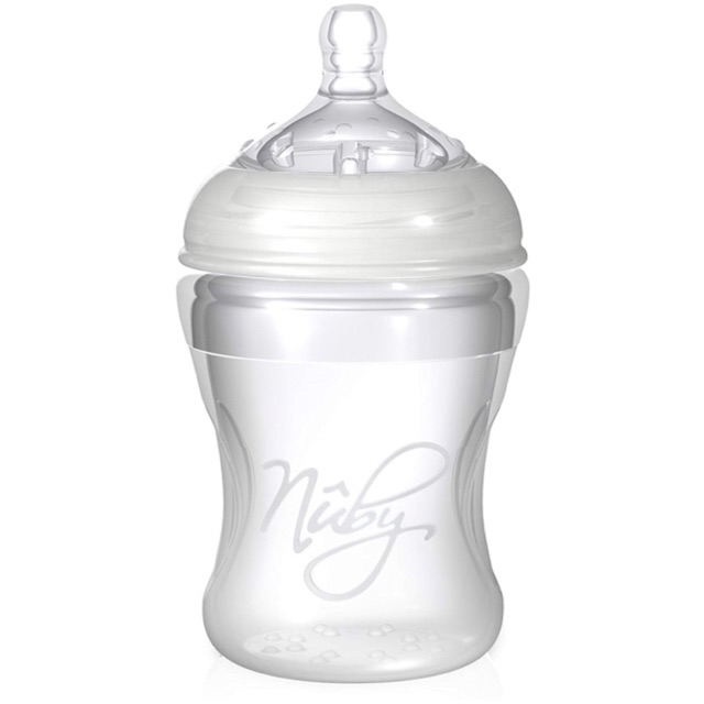Bình sữa NUBY NATURAL SOFTFLEX SILICONE NURSER 210ml