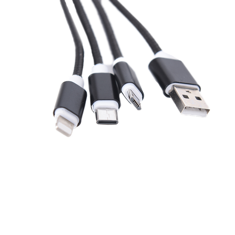 Dây Cáp Sạc 3 Trong 1 Loại C Micro Usb Cho Iphone Android