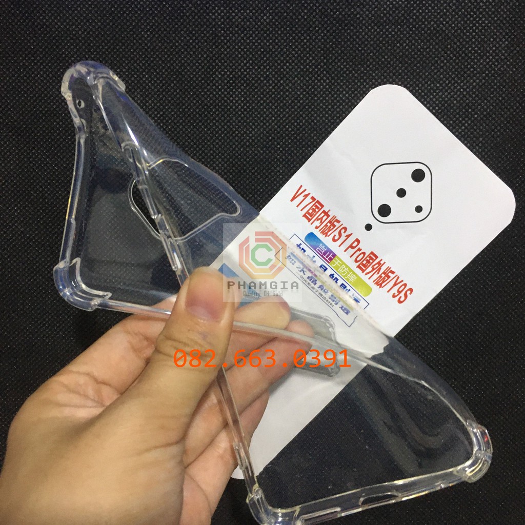 Ốp lưng chống sốc dẻo trong suốt dành cho Vivo S1 pro