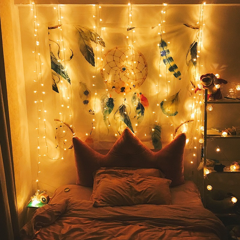 Dây Đèn Led Vàng Nắng Trang Trí Sinh Nhật, Nhà Cửa