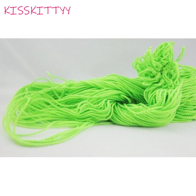 Bộ 10 dây chơi yoyo bằng 100% polyester màu xanh lá neon