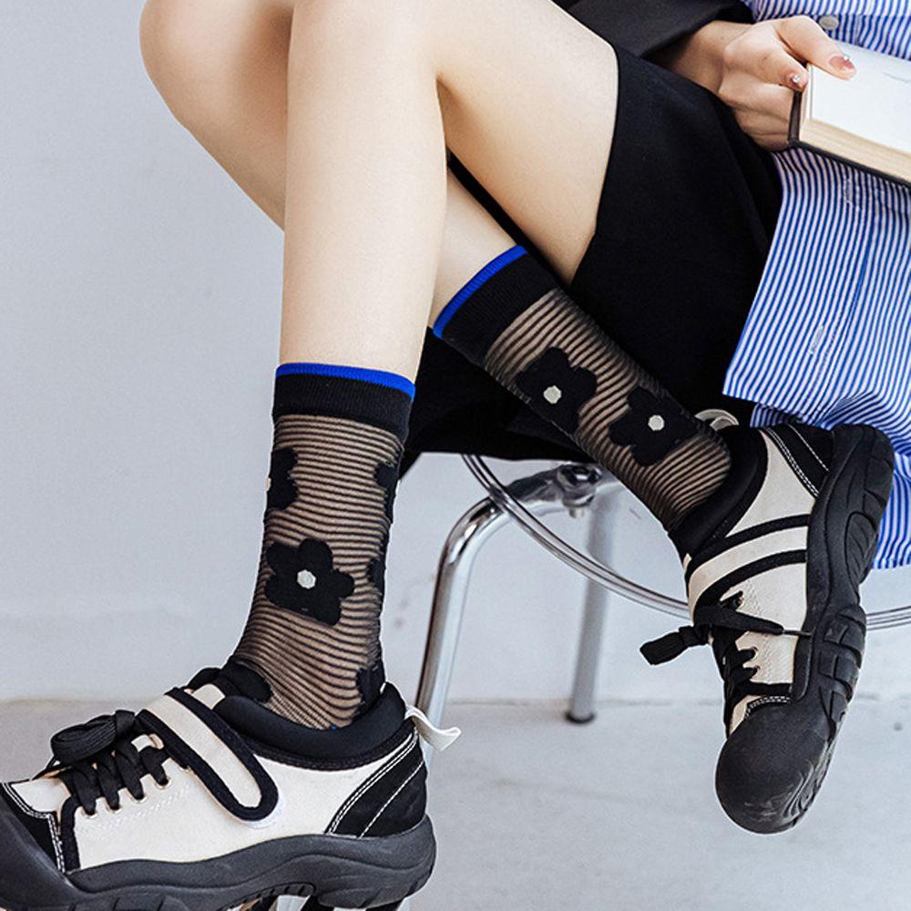 AROMA Vớ Cotton Lụa Thủy Tinh Trong Suốt Đơn Giản Sáng Tạo Hợp Thời Trang Cho Nữ