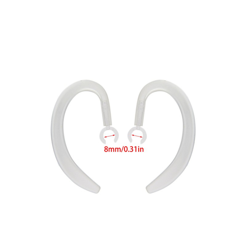 Cặp móc vành tai bằng cao su có thể thu gọn chuyên dùng cho tai nghe bluetooth