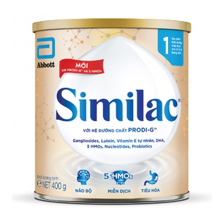[Date 11.2024] Sữa bột Similac 5G số 1 400g (cho bé 0-6 tháng tuổi)