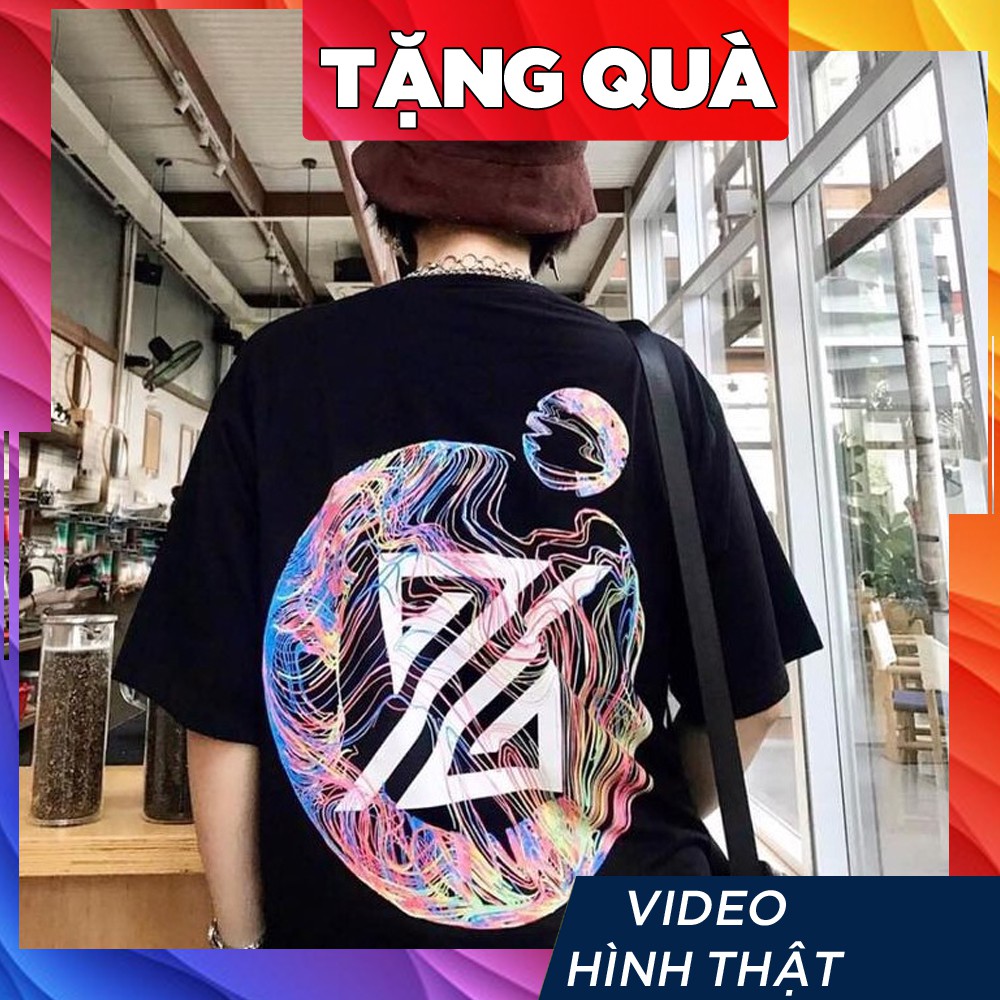 Áo phông tay lỡ nữ freesize Unisex thun form rộng, mặc cặp, lớp, nhóm in CHỮ Z hình cầu THE ZED | BigBuy360 - bigbuy360.vn