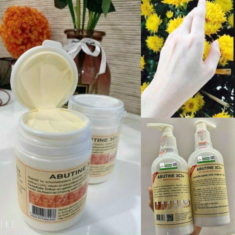 Kem kích trắng abutine 3c3 250g