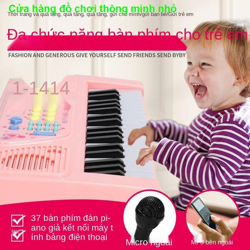 Búp bê & Đồ chơi nhồi bôngbàn phím 37 dành cho trẻ mới bắt đầu, đồ chơi em, bé gái , trường tiểu học đa chức năn1