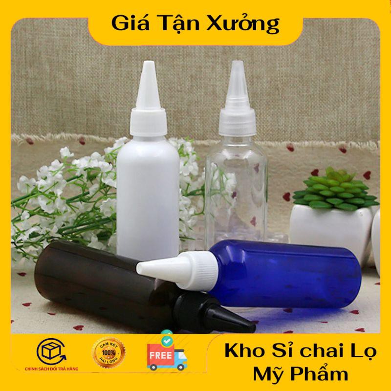 Chai Chiết Mĩ Phẩm ❤ TRÙM SỈ ❤ [100c] Chai nhựa pet nút nhọn chiết mỹ phẩm 20ml,30ml,50ml,100ml chiết mực .