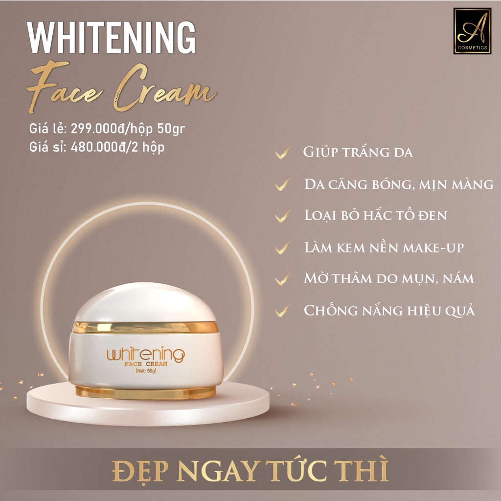 [KÈM QUÀ TẶNG] KEM FACE PHÁP A COSMETICS 2022 PHIÊN BẢN MỚI CHÍNH HÃNG