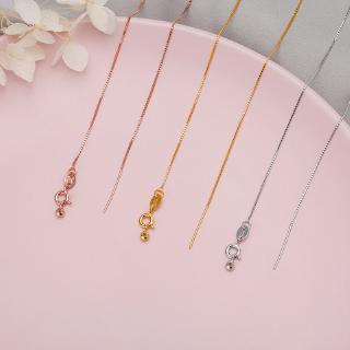 Dây Chuyền Tự Làm Bằng Bạc 925 Có Chốt Điều Chỉnh Tiện Lợi