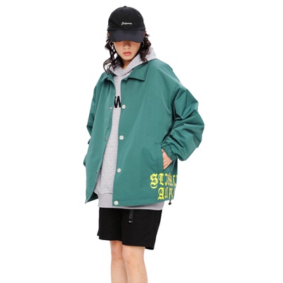 Áo khoác gió nam nữ 2 lớp lót Cotton, kiểu mặc chuẩn form dáng, chống nước ngăn gió