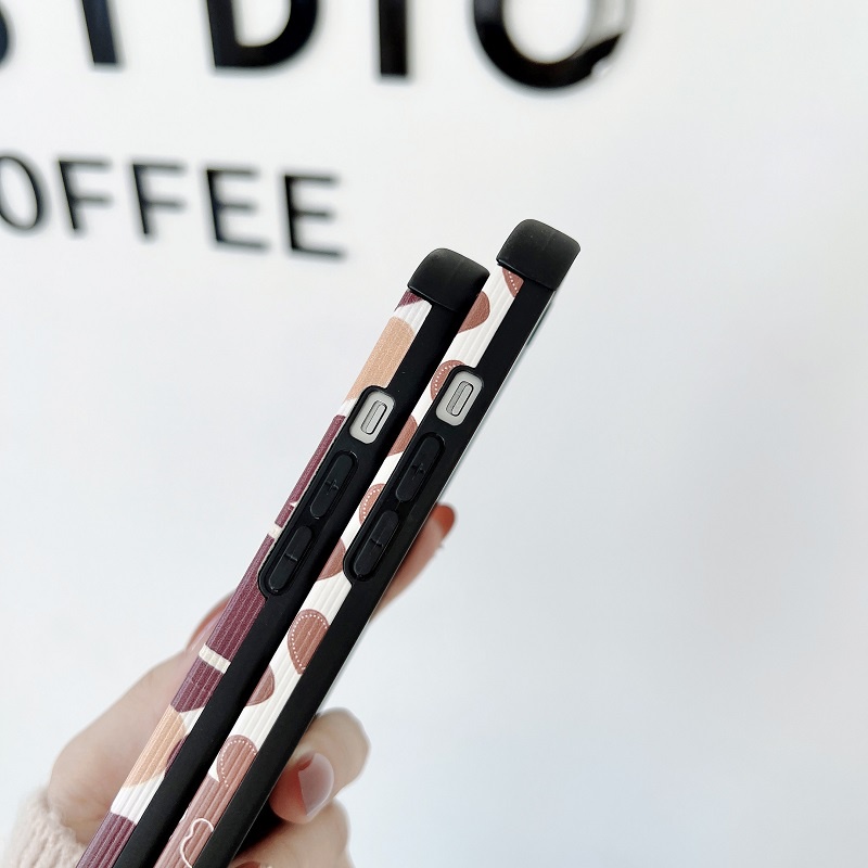 Ốp Điện Thoại Mềm Họa Tiết Trái Tim Gấu Bảo Vệ Camera Chống Rơi Cho iPhone 13 12 11 Pro Max Mini XS XR X 8 7 6 6S Plus + SE 2020