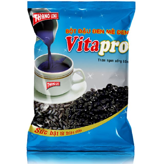 BỘT ĐẬU ĐEN MÈ ĐEN VITAPRO ( KHÔNG ĐƯỜNG)