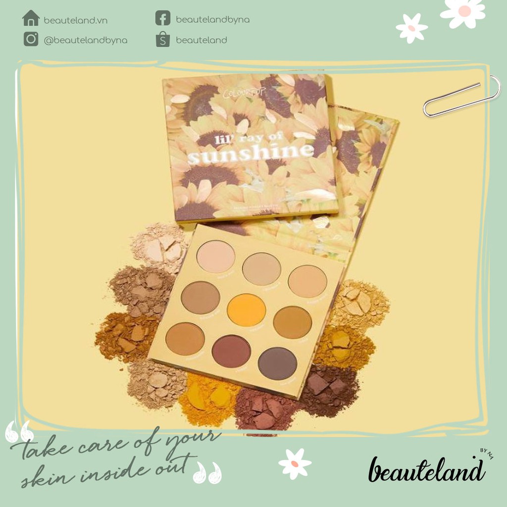 Bảng mắt Colourpop Lil Ray Of Sunshine Palette