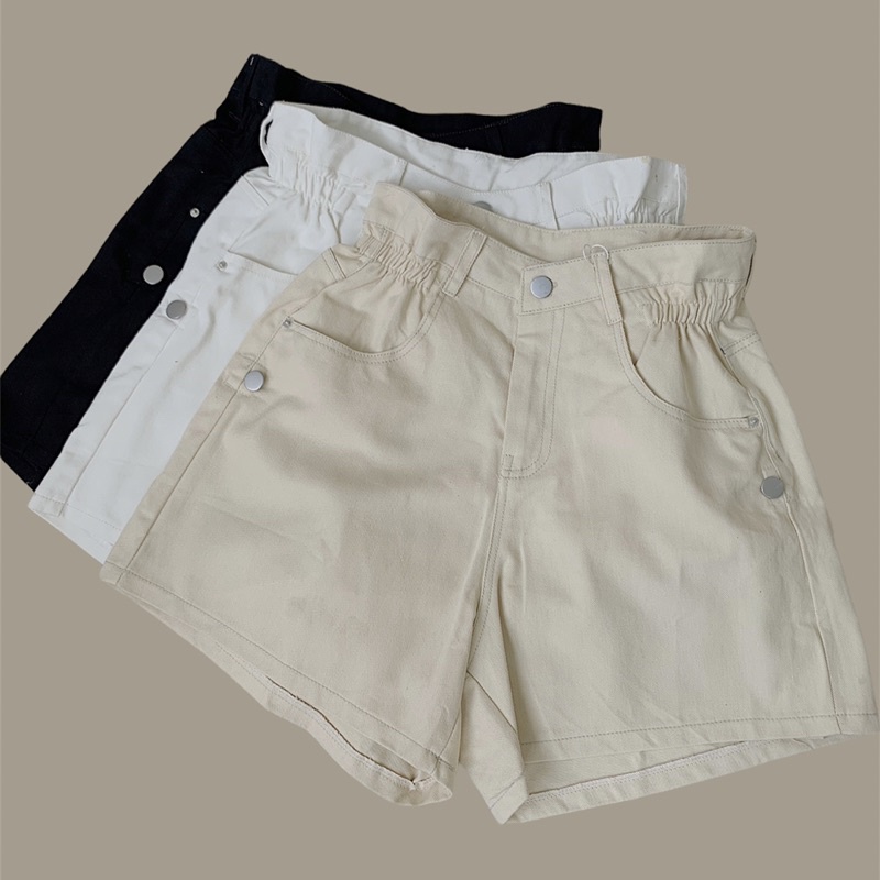 Quần short kaki gấp gấu phối chun mặc 2 kiểu 783