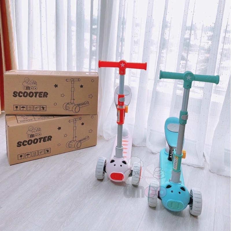 Xe trượt Scooter Heo Umoo đa năng 2 in 1