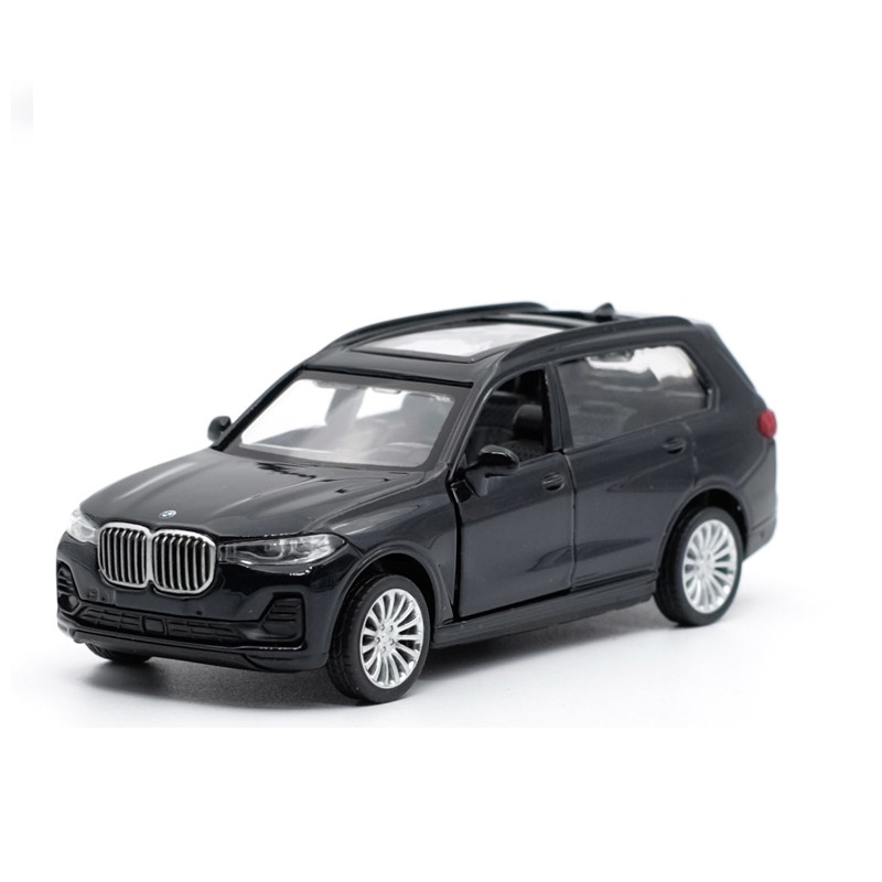 Caipo BMW BMW X7 Off-Road Xe Hợp Kim 1: 44 Kéo Lại Cửa Mở Bé Trai Hợp Kim Đồ Chơi Trang Trí Ô Tô Bộ Sưu Tập Đồ Trang Trí Trẻ Em Quà Tặng Sinh Nhật