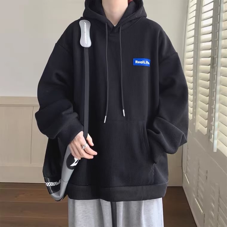 Áo hoodie Dáng Rộng In Chữ Thời Trang Hàn Quốc Chất Lượng Cao