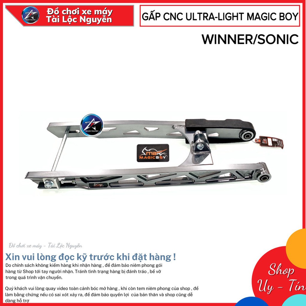 GẤP NHÔM CNC ULTRA - LIGHT MAGIC BOY CHO HONDA WINNER/SONIC