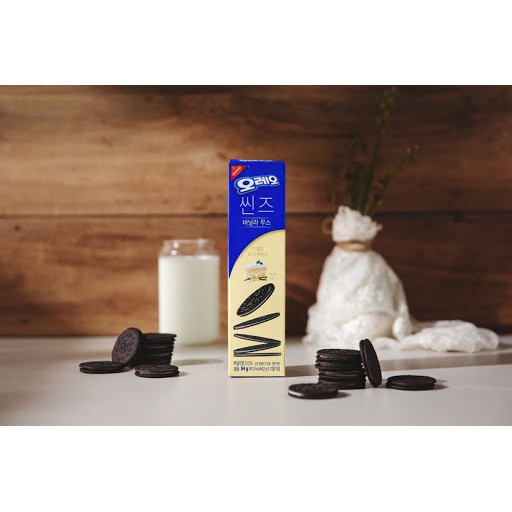 Bánh Oreo Vailla Mousse -  오레오 씬즈 바닐라무스 84G