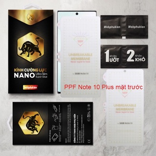 Miếng dán PPF TPU cho Samsung Galaxy S9 Plus/S8 Plus/S7 Edge/Note 8/Note 9/Note 10 Plus/Note 10/Note 20/Note 20 Ultra