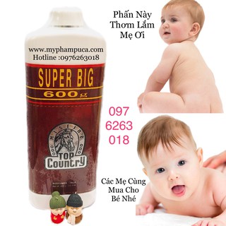 PHẤN CON NGỰA TIARA TOP COUNTRY - CHAI KHỔNG LỒ 600G