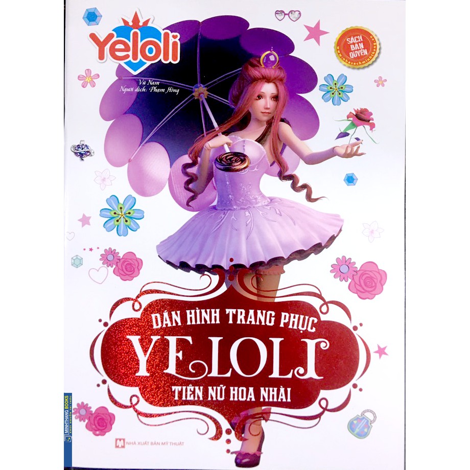 Sách - Combo Dán hình trang phục YELOLI (Sách bản quyền)