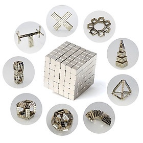 Bi Nam Châm Buckyballs Hình Vuông 5mm 216 Viên Kích Thích Khả Năng Tư Duy Sáng Tạo