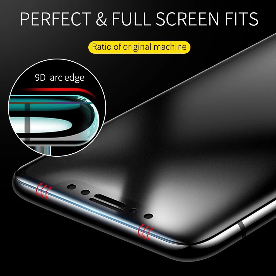 Chống vân tay Xiaomi Poco X3 NFC F3 M2 M3 X3 Pro Mi 9 SE 9T 9 10 10T Lite 10T Pro CC9 CC9e A2 Lite Bảo vệ màn hình trò chơi bằng kính gốm mờ mờ