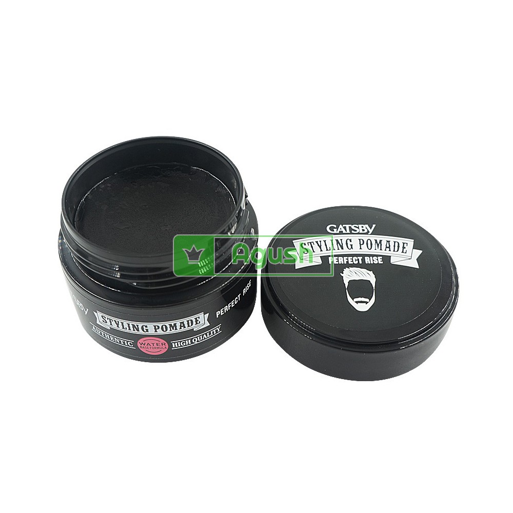 Gel vuốt tóc nam pomade Gatsby Styling Pomade 75g mềm bóng mượt, siêu cứng giữ nếp nhật chính hãng tạo kiểu tóc thơm