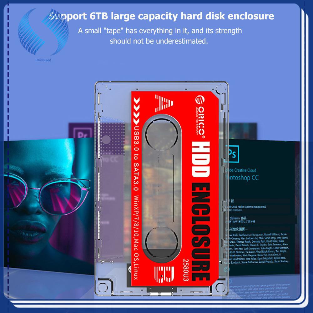 Hộp Đựng Ổ Cứng Orico 2580u3 Usb 3.0 2.5 Inch Sata Hdd Ssd | BigBuy360 - bigbuy360.vn