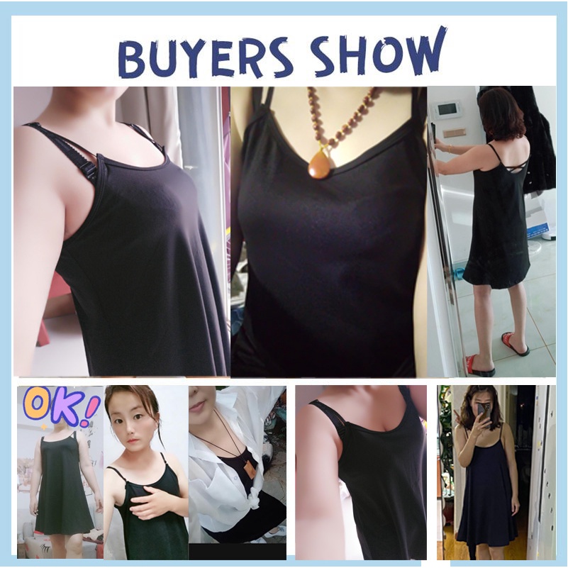 Đầm ngủ thun hai dây mềm mịn thoáng mát có cỡ lớn cho nữ | BigBuy360 - bigbuy360.vn