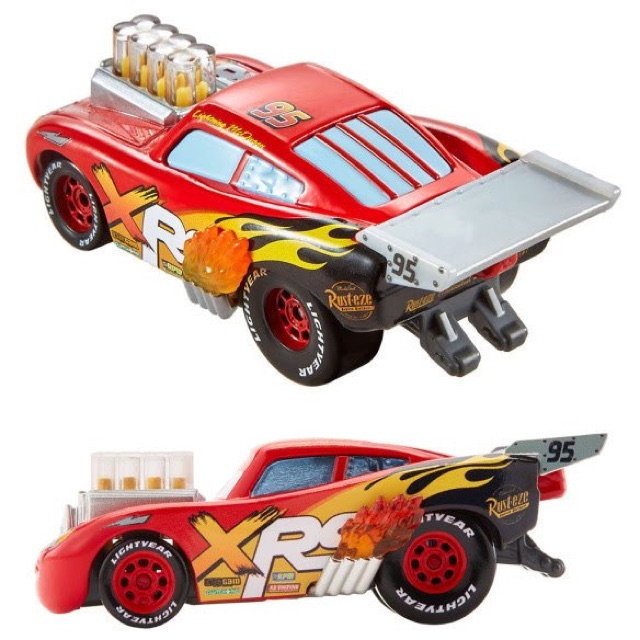 Bộ đường đua vượt cầu Disney Pixar Cars Drag Racing Playset kèm xe Lightning McQueen 95 chính hãng mattel