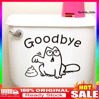 Sticker Dán Toilet Hình Động Vật Dễ Thương