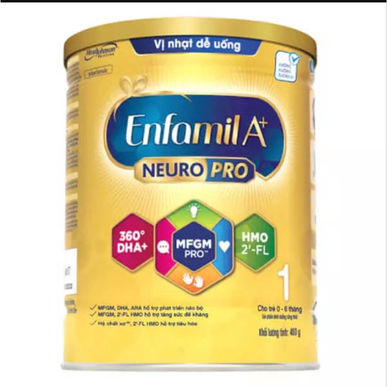 Sữa bột Enfamil A+ Neuro pro số 1 lon 400g
