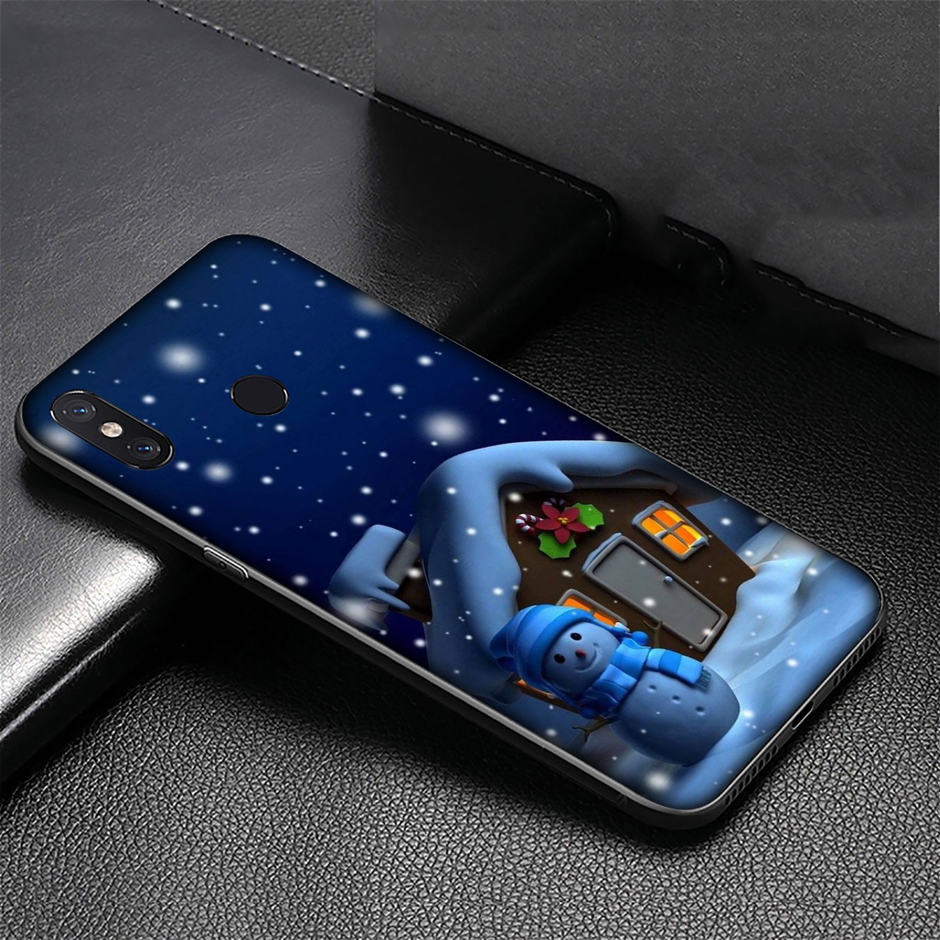 Ốp Lưng Silicone Họa Tiết Chủ Đề Giáng Sinh Thời Trang Cho Xiaomi Redmi Note 8 6 Pro 8t 6a 8a Note6 Note8