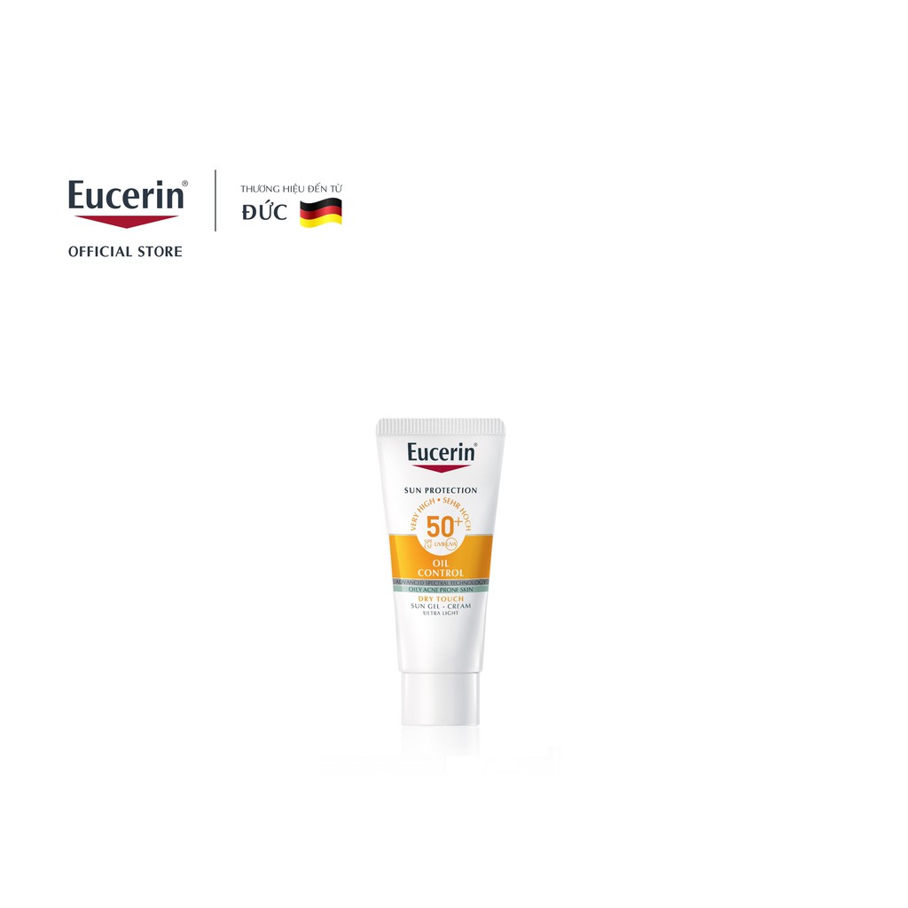[HB Gift] Kem chống nắng Eucerin Sun Gel-Cream Dry Touch Oil Control SPF50+ 5ml - 88741
