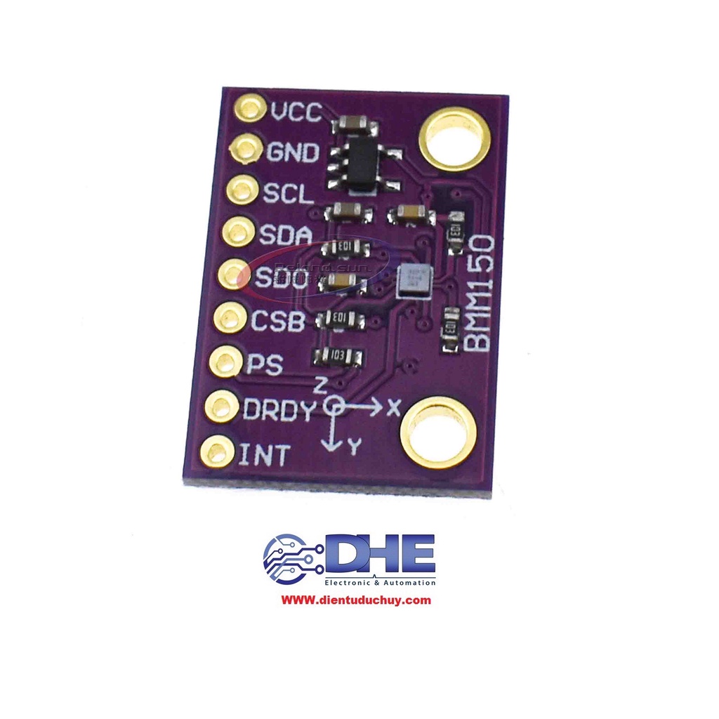 BMM150 CJMCU150 CẢM BIẾN TỪ TRƯỜNG 3 TRỤC - LA BÀN - HÃNG BOSCH SẢN XUẤT