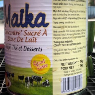 SỮA ĐẶC MAIKA ( Loại 390g)
