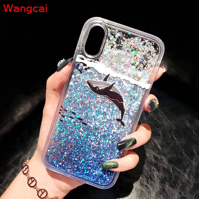 OPPO Realme 6 5 Pro A92s A8 A31 2020 Case Quicksand Liquid Unicorn Flamingo Glitter Bling Cute Cartoon Clear Case Cover